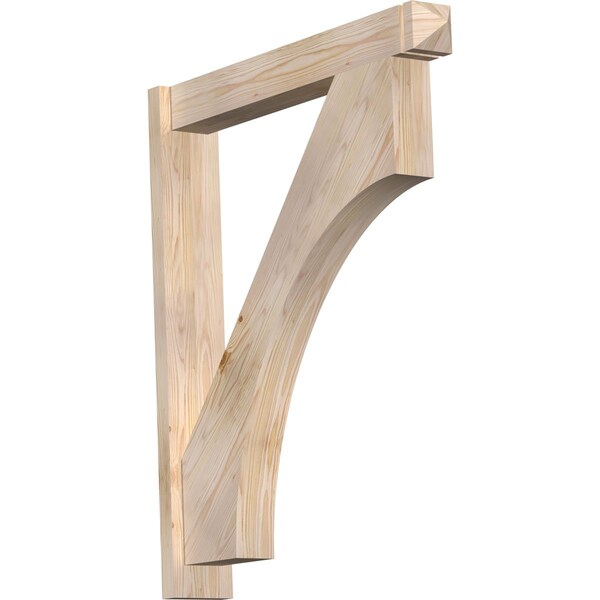 Ekena Millwork Westlake Arts & Crafts Smooth Outlooker, Douglas Fir, 5 1/2"W x 34"D x 40"H OUT06X34X40WTL03SDF - main